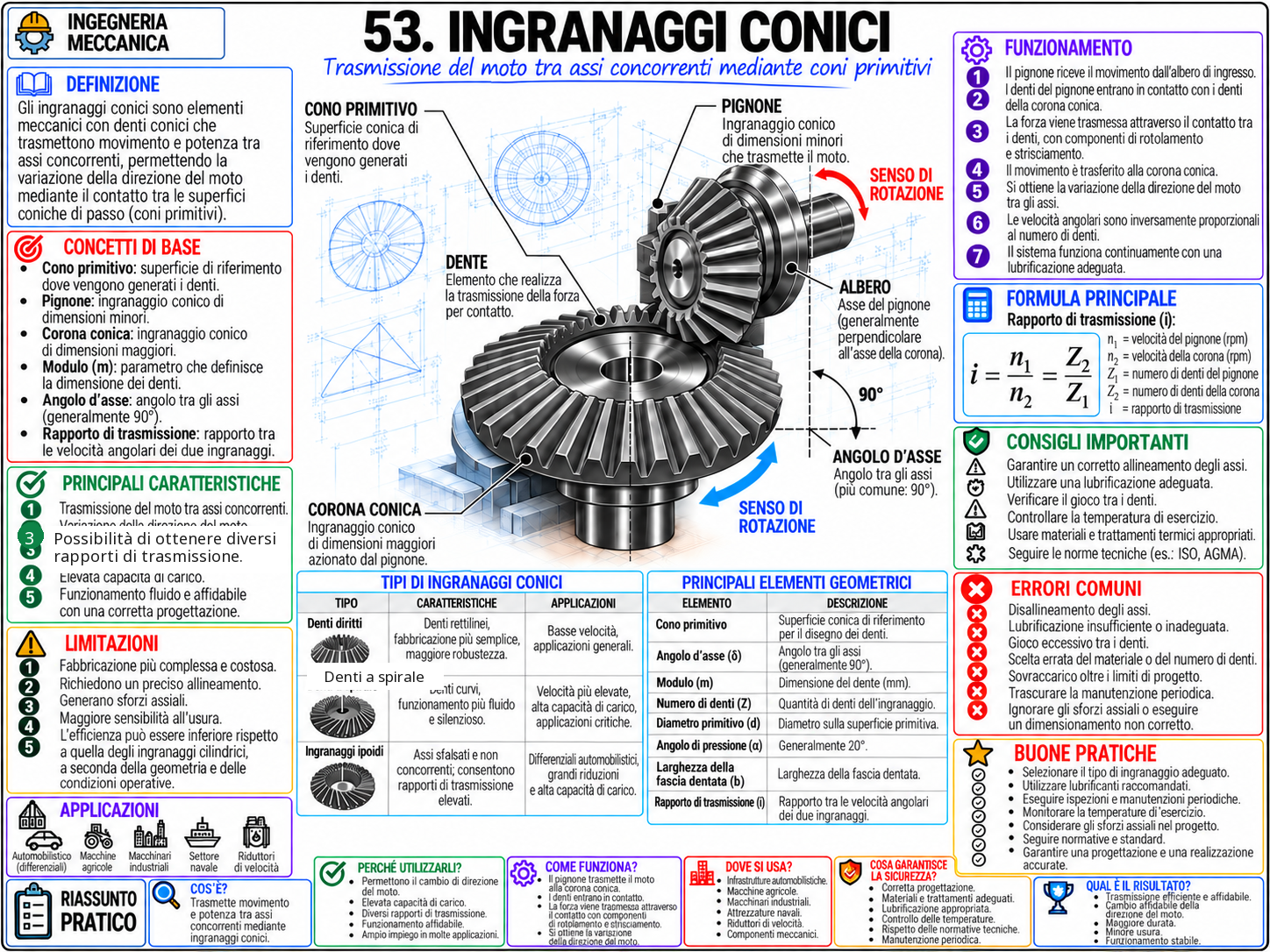 Mappa mentale di Ingegneria Meccanica (10/10)